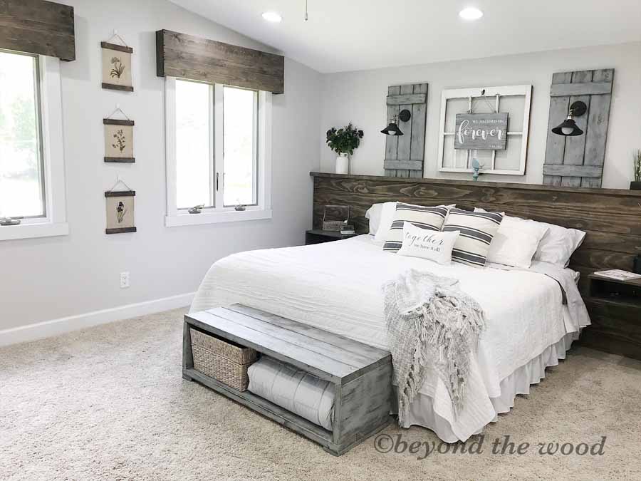 Bedroom Makeover DIY Beyond the Wood