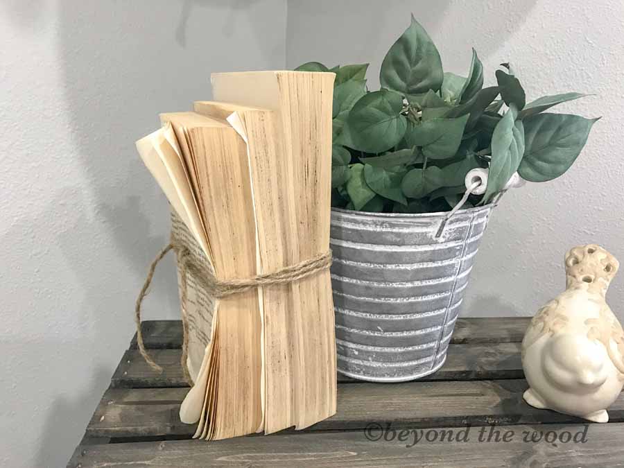 Beyond the Wood DIY Vintage Books