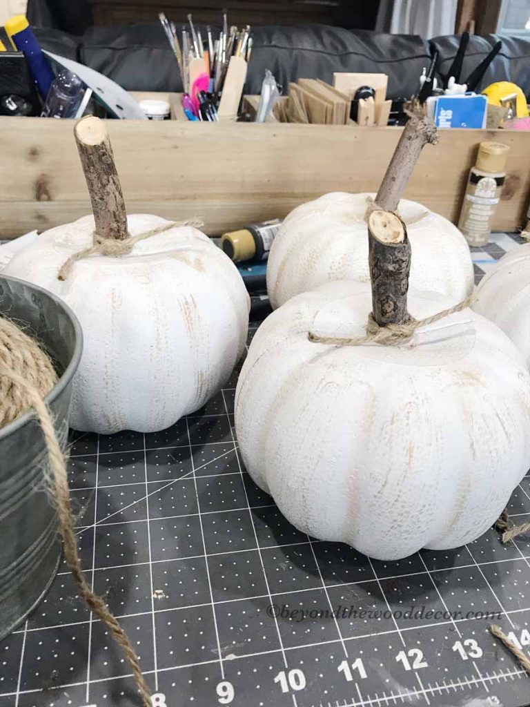 Beyond the Wood DIY pumpkins