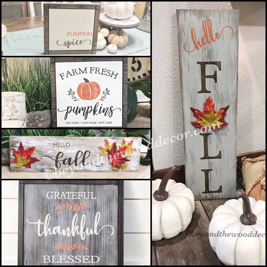 Beyond the Wood Fall decor