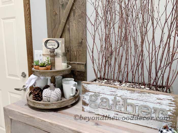 Beyond the Wood Styling a tiered tray