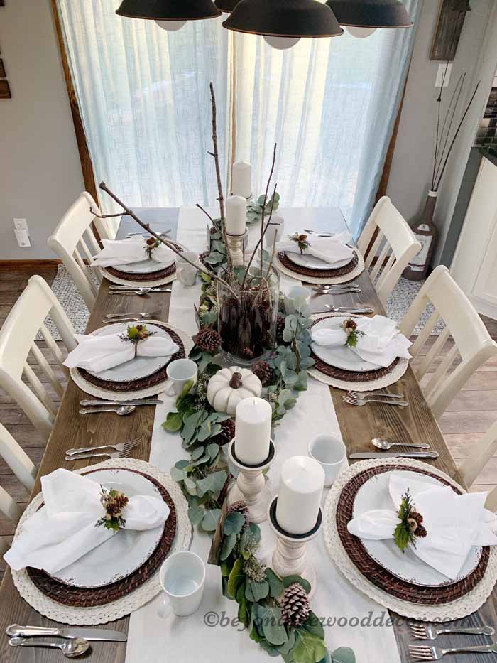 Beyond the Wood Thanksgiving tablescape