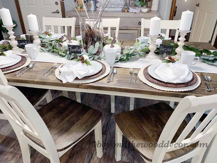 Beyond the Wood Thanksgiving tablescape