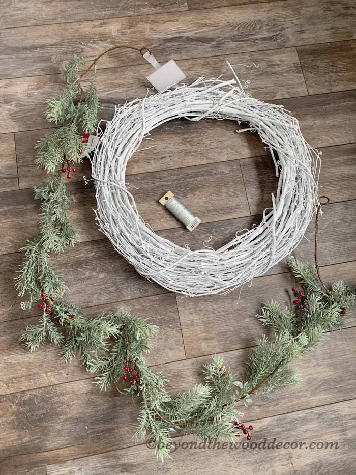 Beyond the Wood DIY Christmas Wreath 