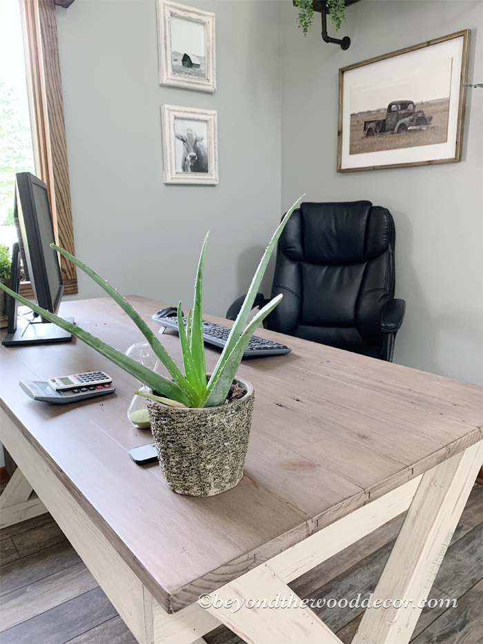 Beyond the Wood Office Makeover